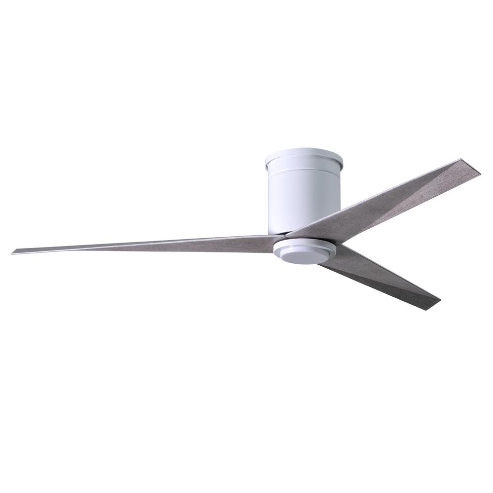 Atlas Eliza 56 In Indoor Outdoor Gloss White Ceiling Fan With