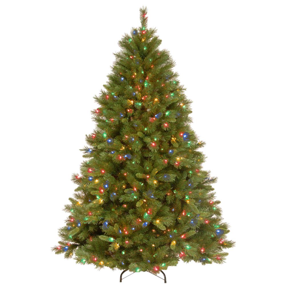 tall artificial christmas trees with lights