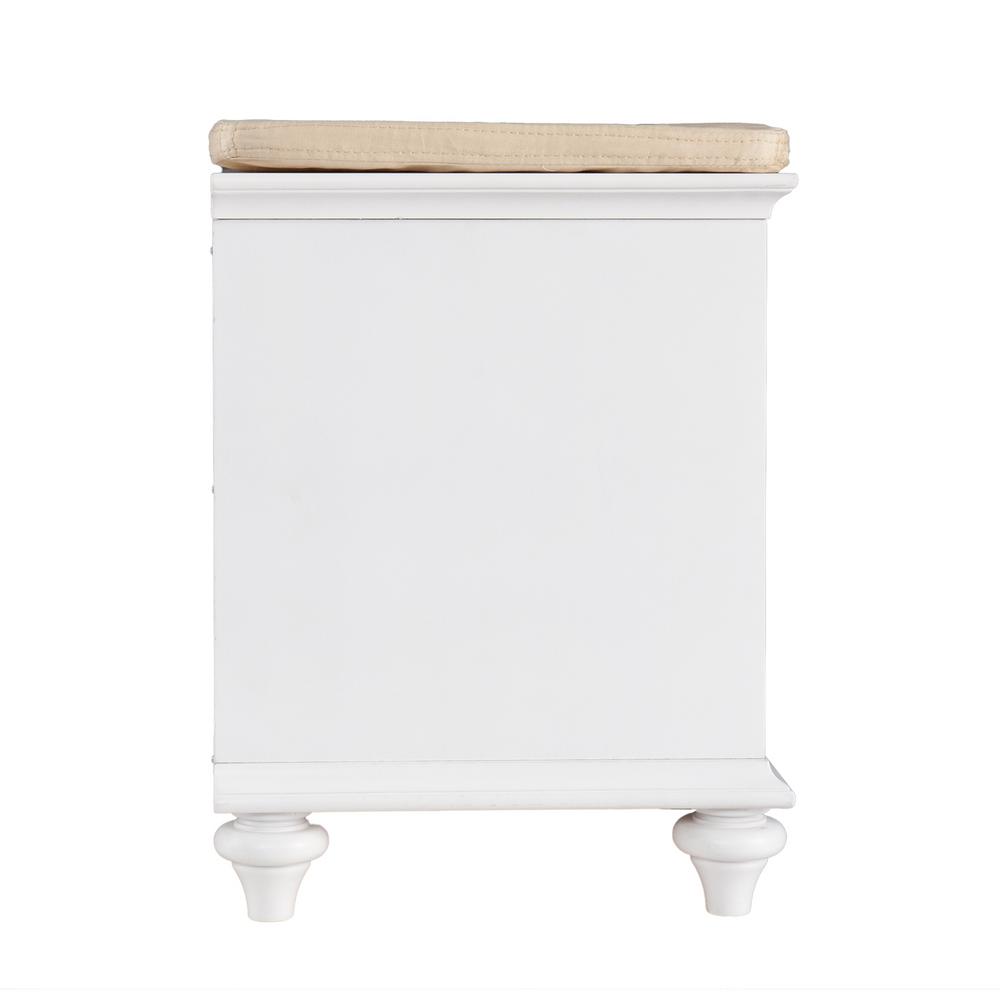 Window Seat Storage Bench White