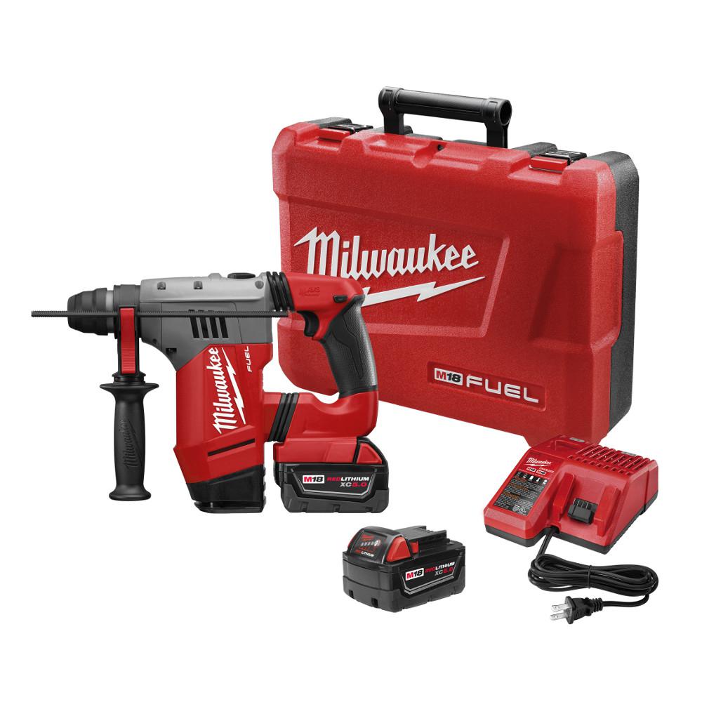 Milwaukee M18 FUEL 18-Volt Lithium-Ion Brushless Cordless 1-1/8 inch SDS-Plus... by Milwaukee