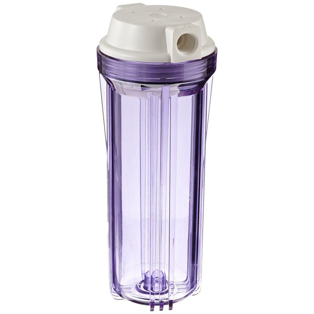 HYDRONIX Clear 10 in. x 2.5 in. Filter HousingHF210CLWH12 The Home