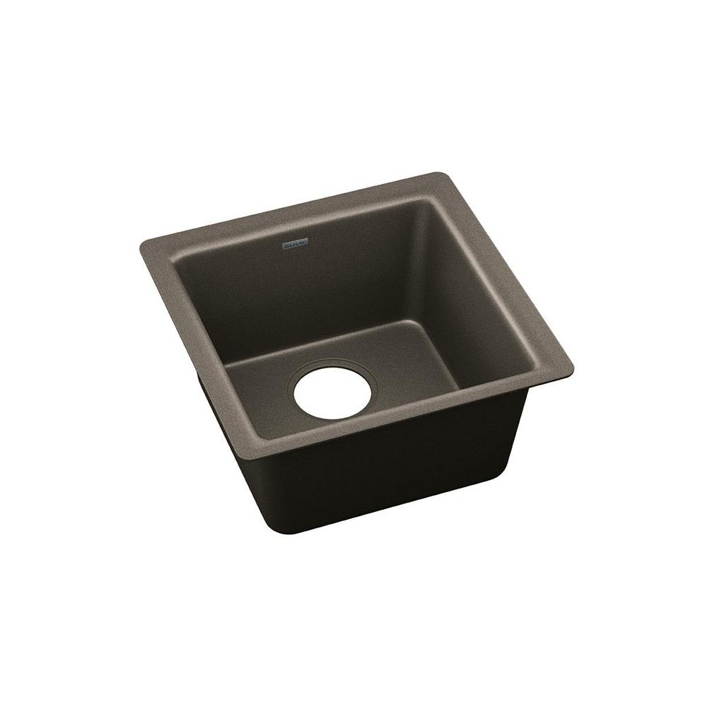 Elkay Quartz Classic DropIn/Undermount Composite 16 in. Bar Sink in