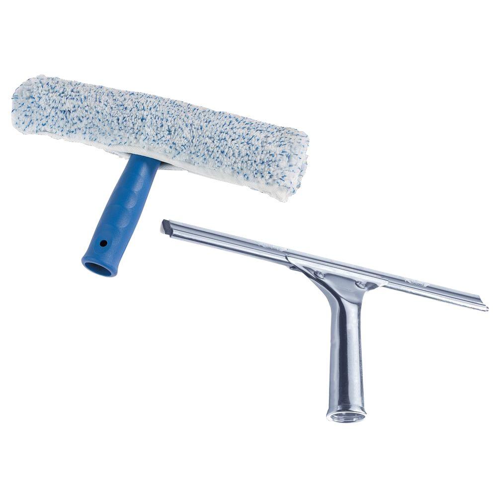 Ettore Mighty Window Washer - 14-Inch Microfiber Cleaner For Windows & Screens