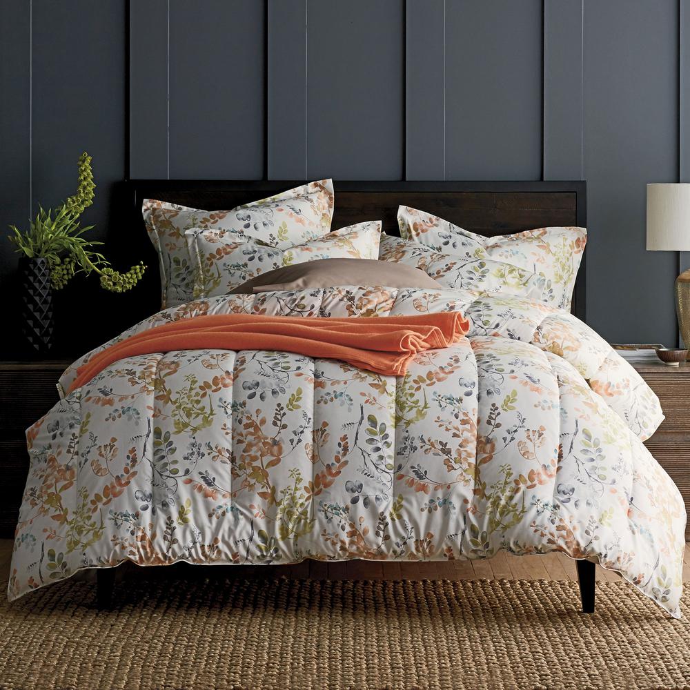 The Company Store Hillside Floral Wrinkle Free Multicolored Sateen