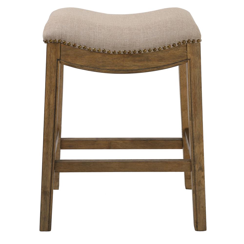 New Ridge Home Goods Saddle Style 25" Counter Height Stool ...