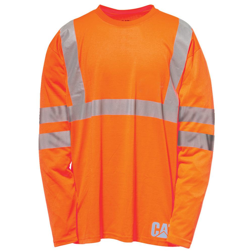 76458/_269-D88 Hi-Vis PantsYork Construction Class 1 Size In D88 Orange//Charcoal
