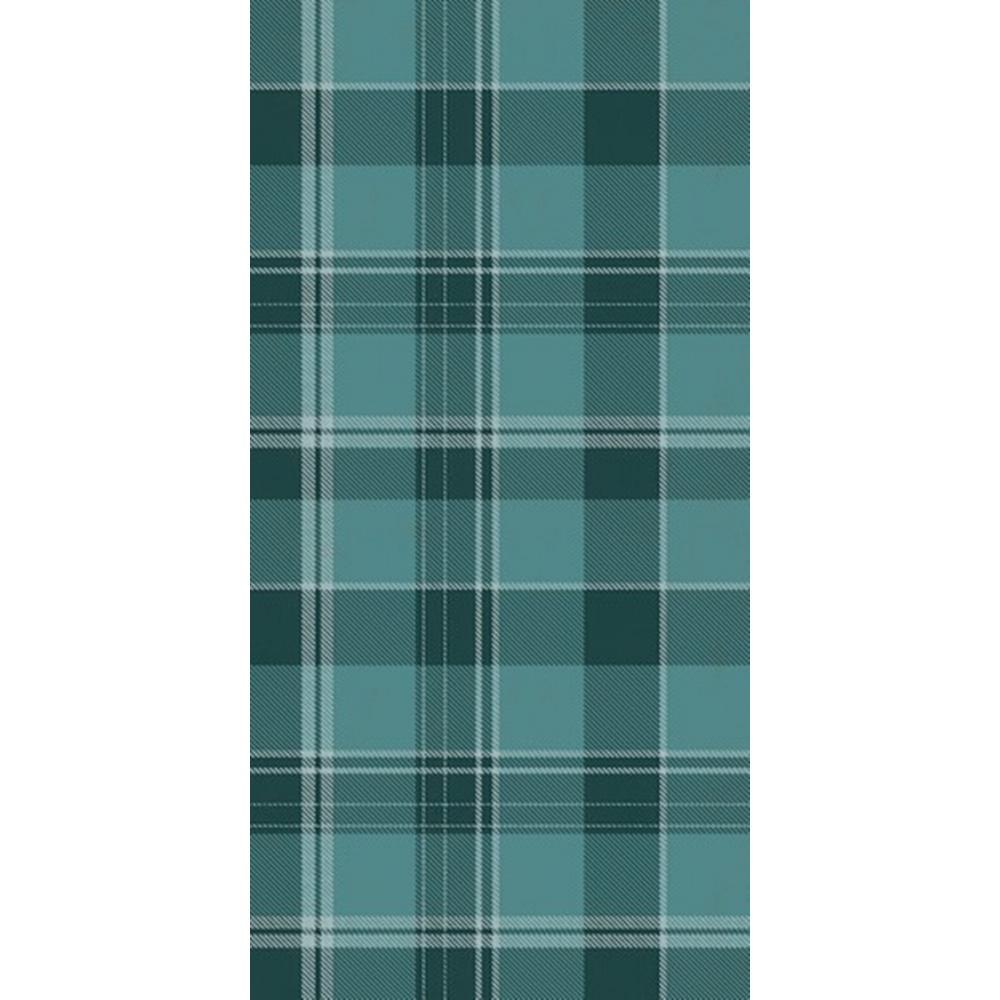 CGSignLab Tartan Plaid in Teal by Raygun Removable Wallpaper Panel ...