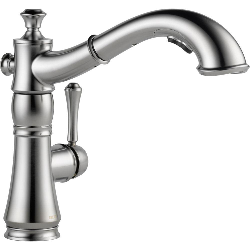Arctic Stainless Delta Pull Out Faucets 4197 Ar Dst 64 1000 