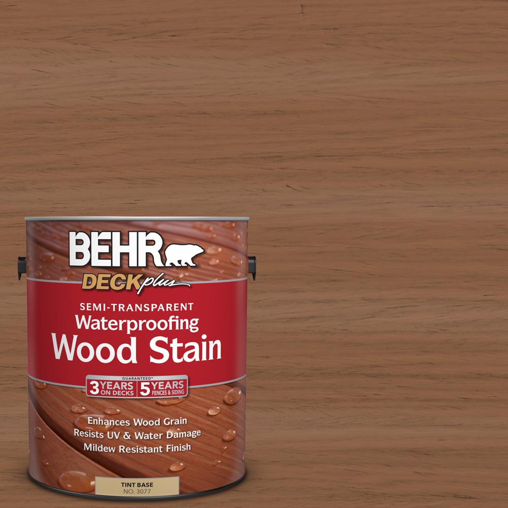 Behr Deckplus 1 Gal St 152 Red Cedar Semi Transpa St 152 Red Cedar Semi Transpa Waterproofing Exterior