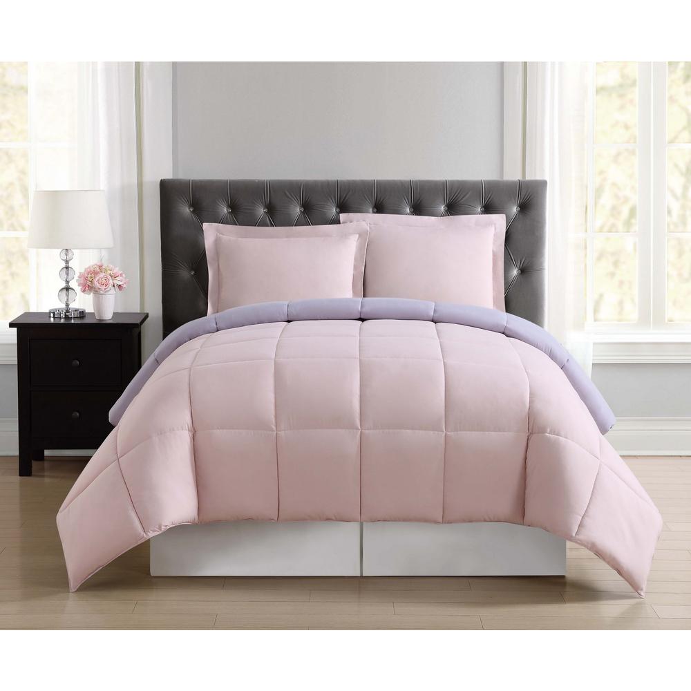 Twin Xl Comforters Comforter Sets Bedding Bath The Home Depot Everyday Blush And Lavender Reversible Twin Xl Comforter Set