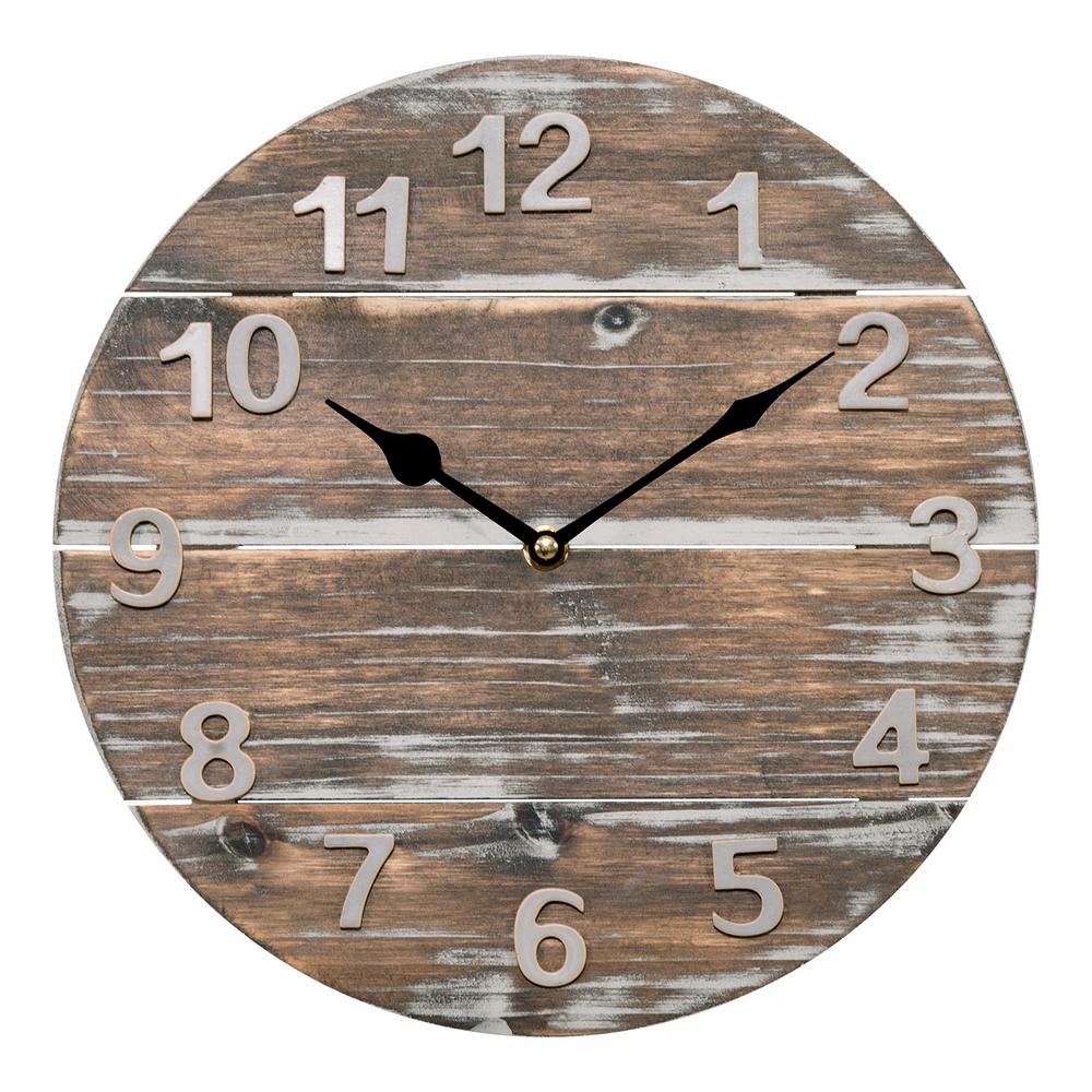 La Crosse Technology UltrAtomic 14 in. Round Atomic Analog Wall Clock ...