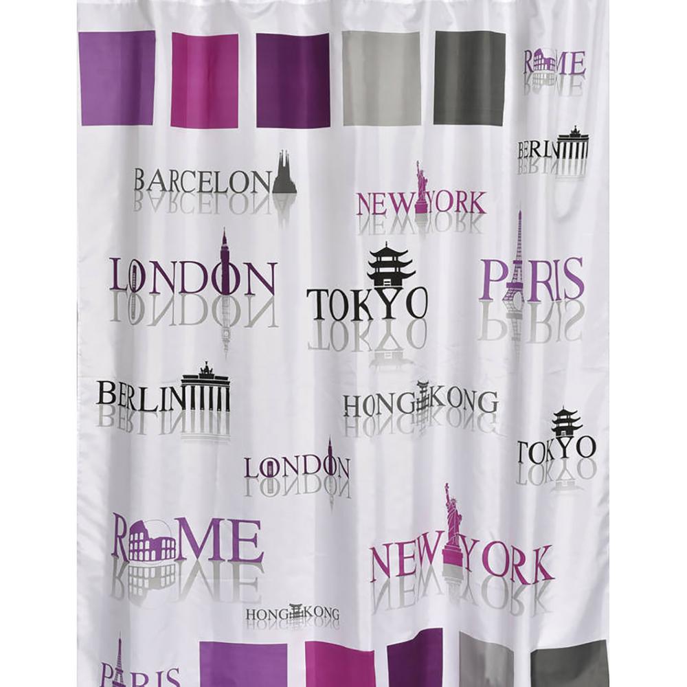 Purple Shower Curtains Shower Accessories The Home Depot