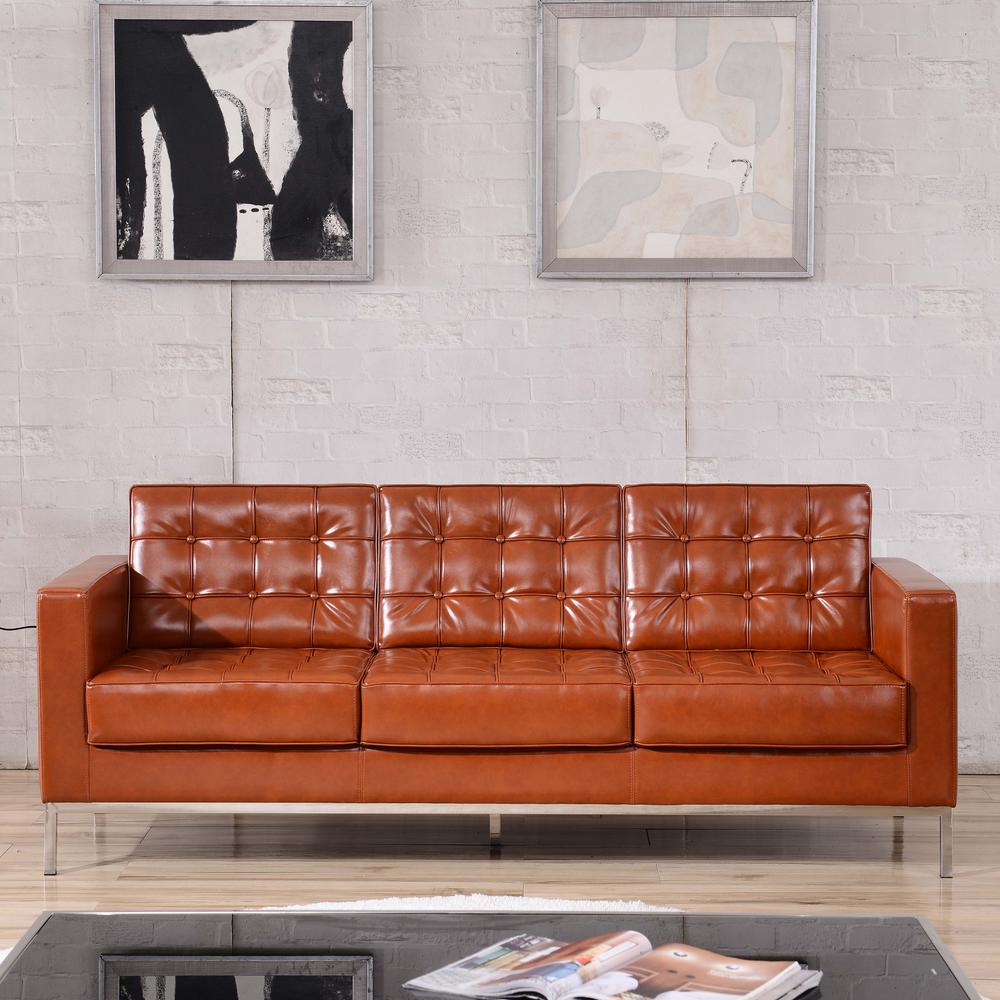 Cognac Standard Sofa