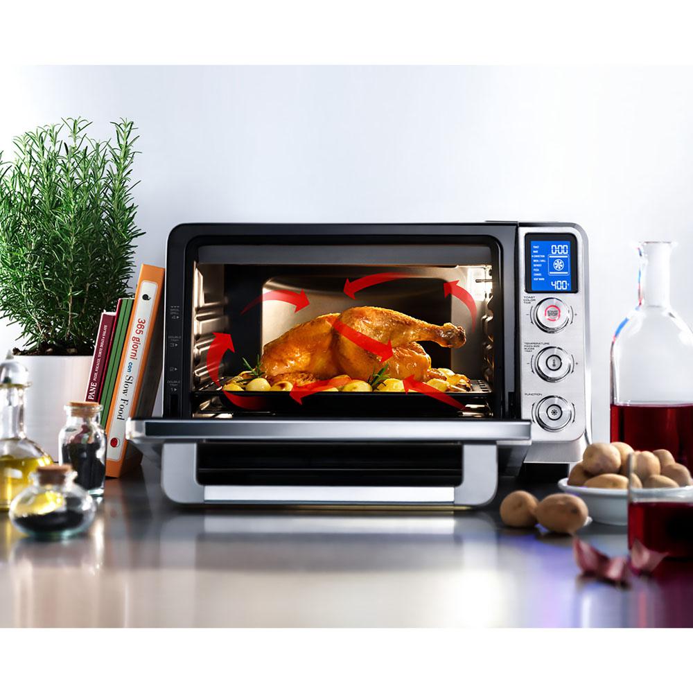 Delonghi Livenza 2000 W 2 Slice Stainless Steel Convection Toaster