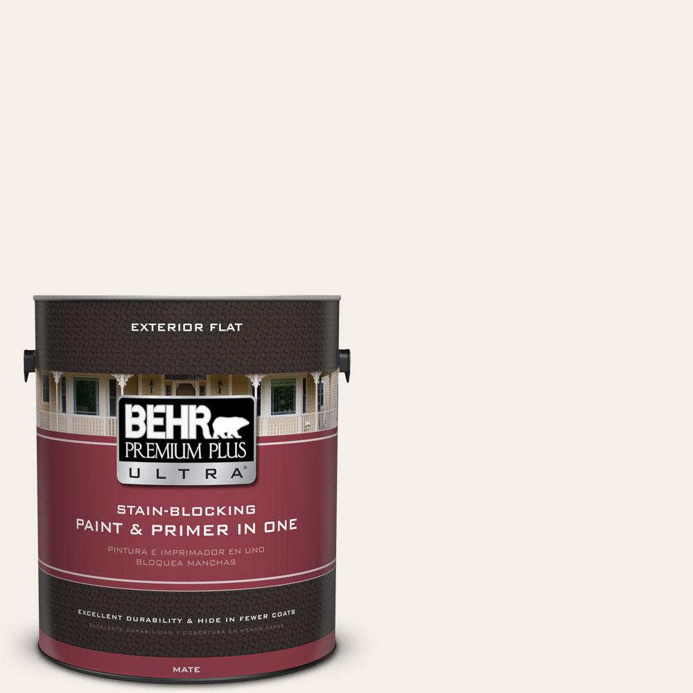 BEHR Premium Plus Ultra 5gal. UL1509 Pillar White Flat Exterior