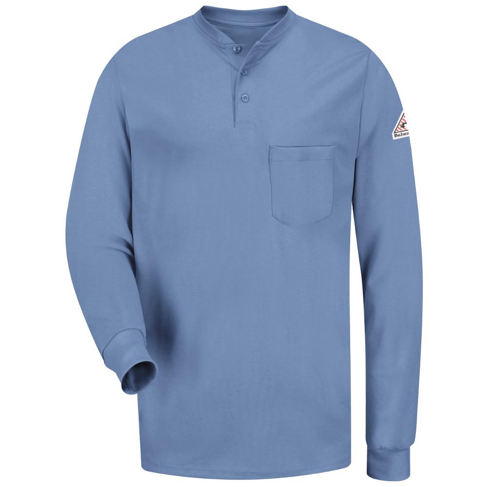 light blue long sleeve work shirt