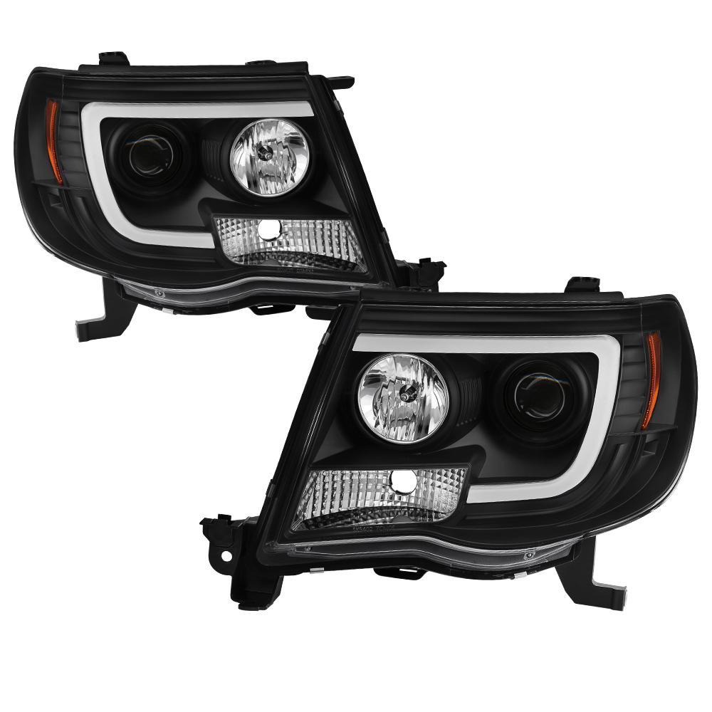 Spyder Auto Toyota Tacoma 05 11 Version 2 Projector Headlights Toyota Tacoma 05 11 Version 2 Projector Headlights Light Bar Drl Black
