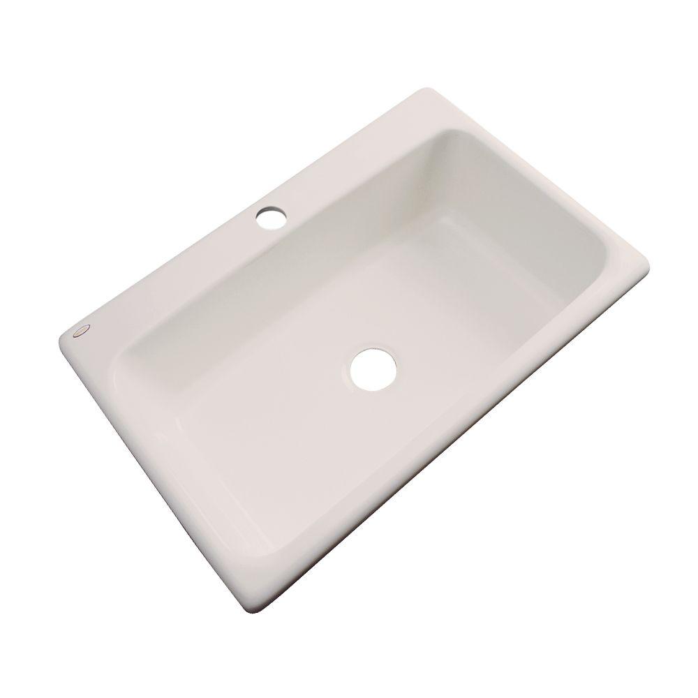 Lyons Industries Essence DropIn Acrylic 33x22x9 in. 4Hole Single Bowl