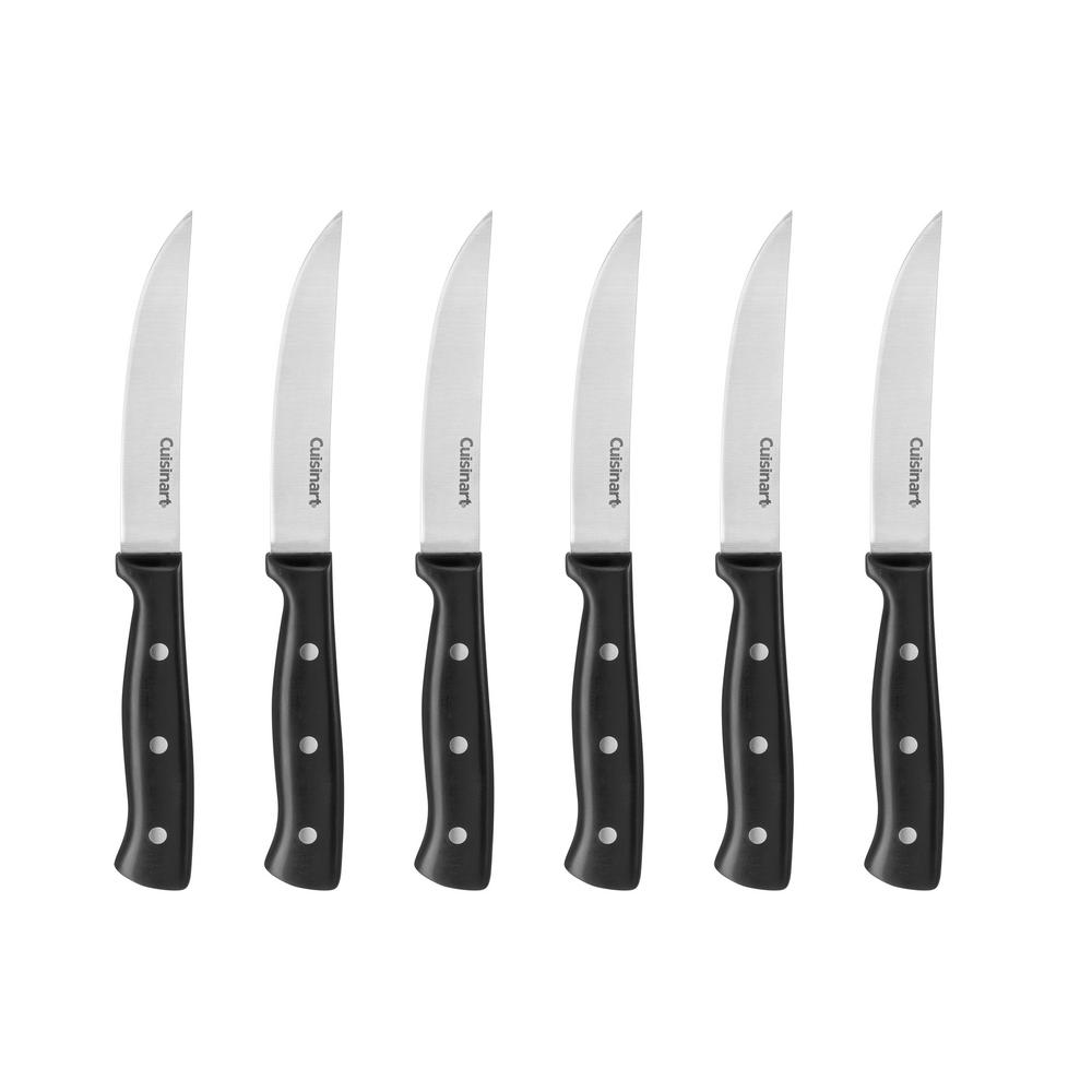 Cuisinart 6-Piece Classic Triple Rivet Steak Knife Set-C77TR-S6SK ... Cuisinart 6-Piece Classic Triple Rivet Steak Knife Set-C77TR-S6SK ...