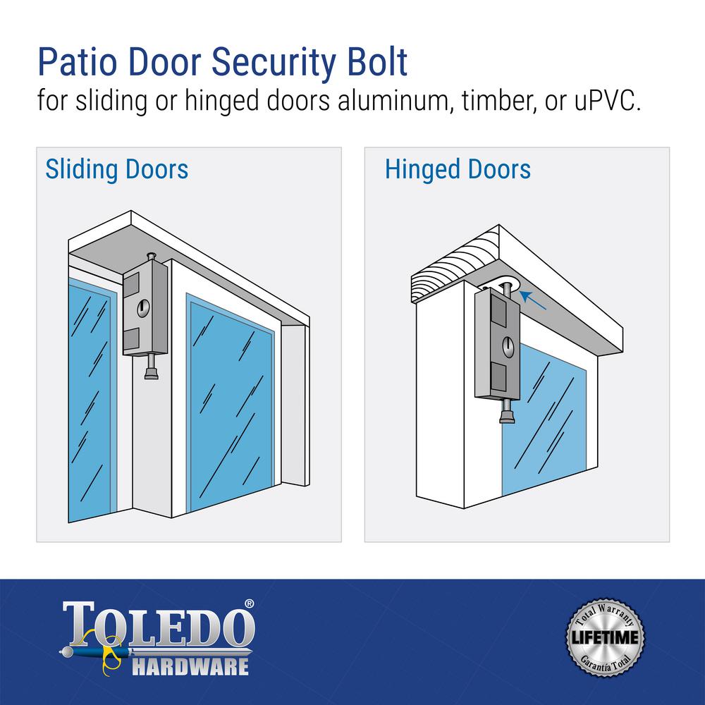 Toledo Locks S Best Tdp02s Sliding Glass Door Patio Lock Glass Designs