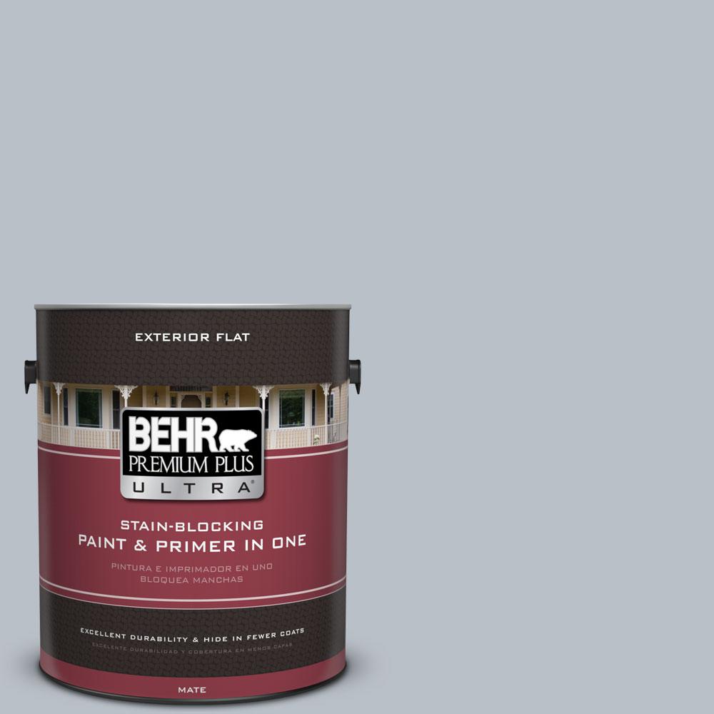 BEHR Premium Plus Ultra 1gal. 750E3 Skyline Steel Flat Exterior
