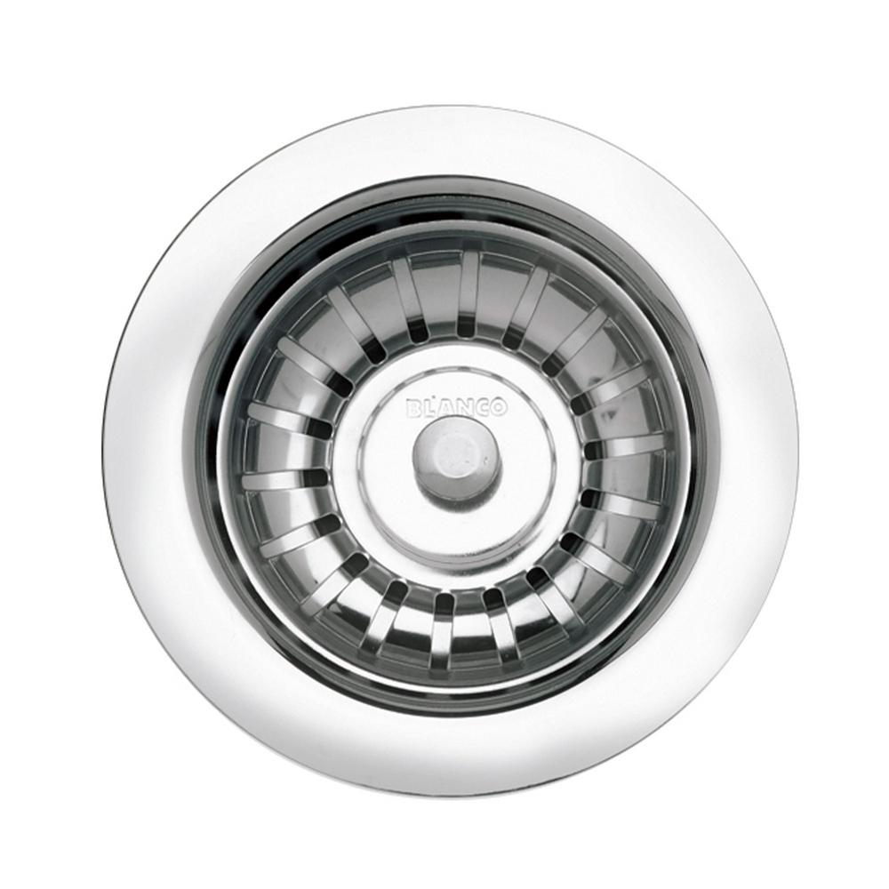 Blanco 3.5 in. Decorative Basket Strainer in Polished Chrome440007