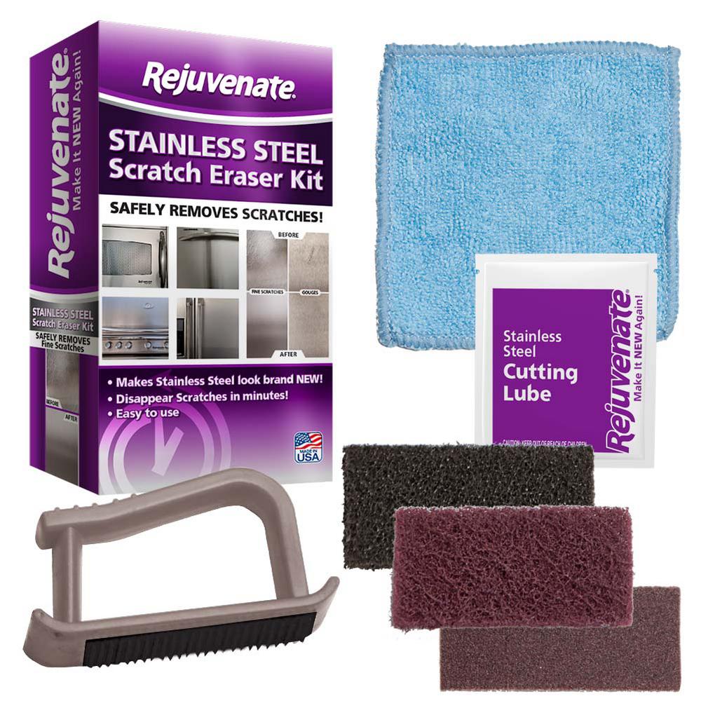 Rejuvenate Stainless Steel Scratch Eraser Kit Rjssrkit The Home Depot