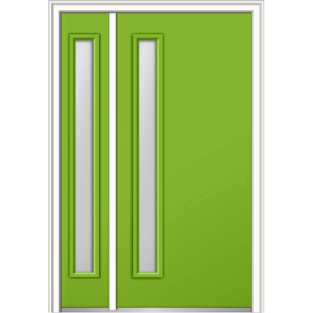 Mmi Door 48 In X 80 In Viola Frosted Glass Right Hand 1 Lite
