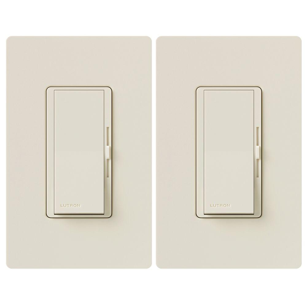 Lutron Diva Cl Dimmer For Dimmable Led Halogen And Incandescent Bulbs Single Pole Or 3 Way