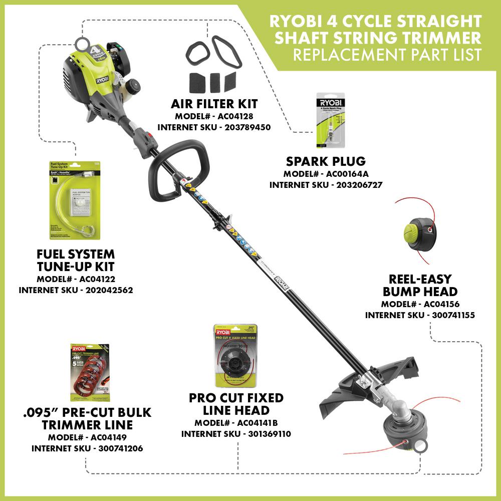 ryobi trimmer replacement parts