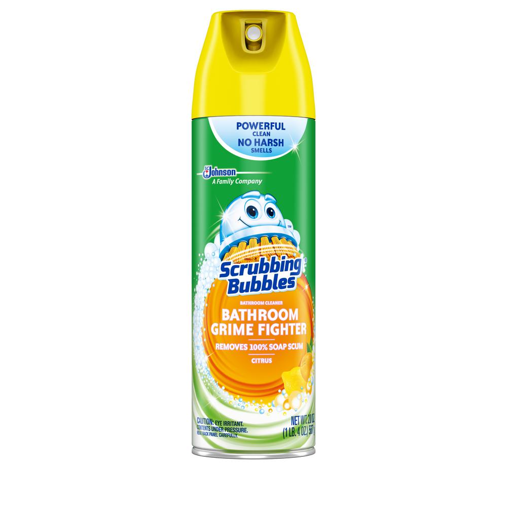 Lysol 24 Oz Bathroom Cleaner Aerosol 19200 02569 The Home Depot Disinfectant Citrus Scent Bathroom Cleaner