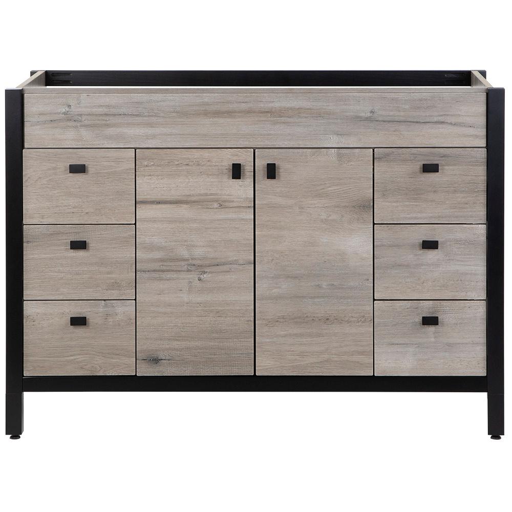 Cherry Tweed 2 Doors and 1 Drawer KOHLER 99527-TK-1WG Poplin 24-Inch Vanity with Toe Kick