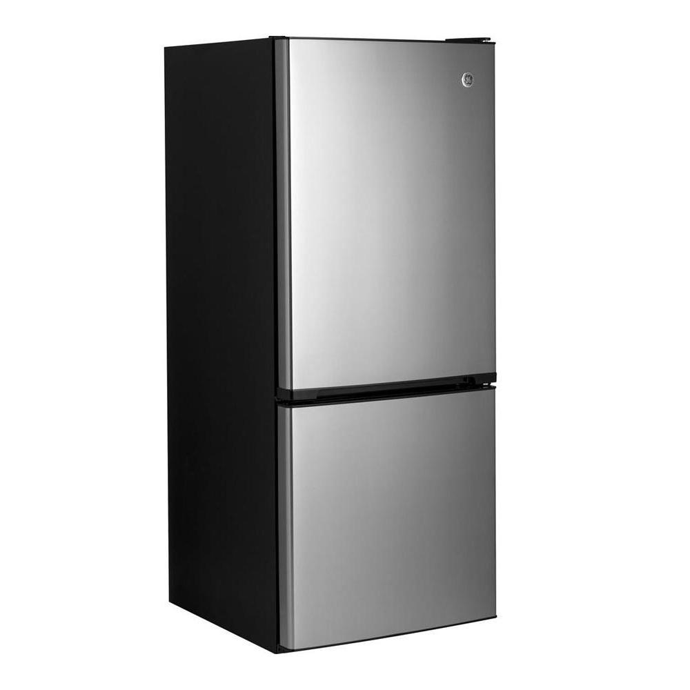Haier 10.2 cu. ft. Bottom Freezer Refrigerator in Stainless Steel