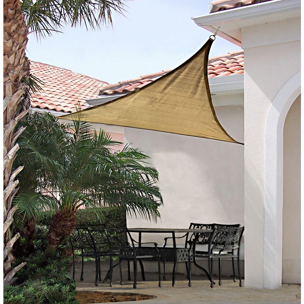 Shelterlogic 16 Ft W X 16 Ft L Triangle Heavy Weight Sun Shade