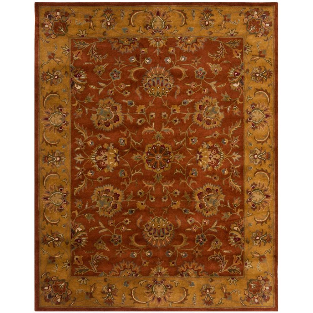 Red 9 X 12 Wool Area Rugs The Home Depot Heritage Red Natural 9 Ft X 12 Area Rug