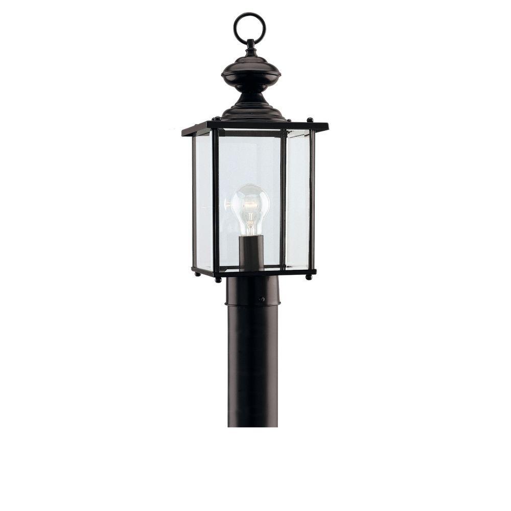 Sea Gull Lighting Jamestowne 1 Light Black Outdoor Post Top Sea Gull Lighting Jamestowne 1 Light Black Outdoor Post Top