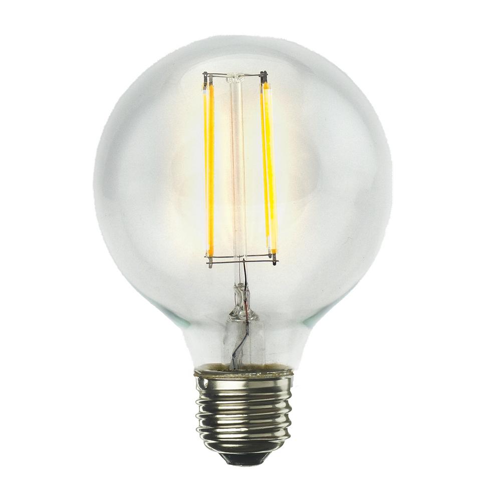 Bulbrite 60W Equivalent Warm White Light G25 Dimmable LED Filament ...