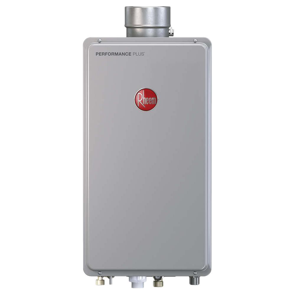 Rheem .82 UEF 180000 btu. 8.4 gpm, 3 Bathrooms, Natural Gas Non-Condensing Tankless Gas Water Heater