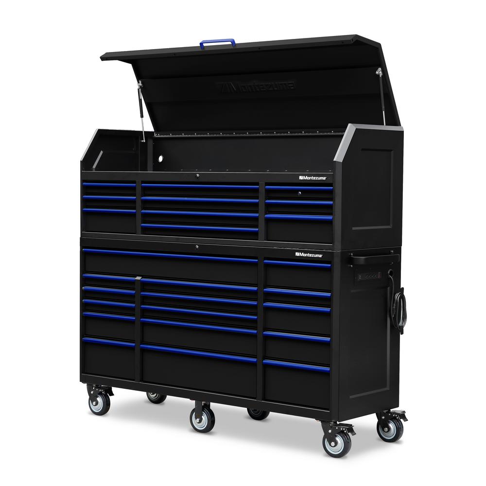 Montezuma 24 in. x 72 in. 26Drawer Tool Chest and Combo in