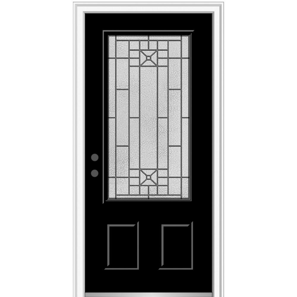 MMI Door 36 in. x 80 in. Courtyard RightHand 3/4Lite