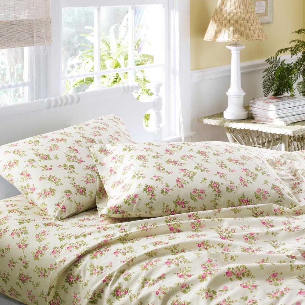 floral print flannel sheets