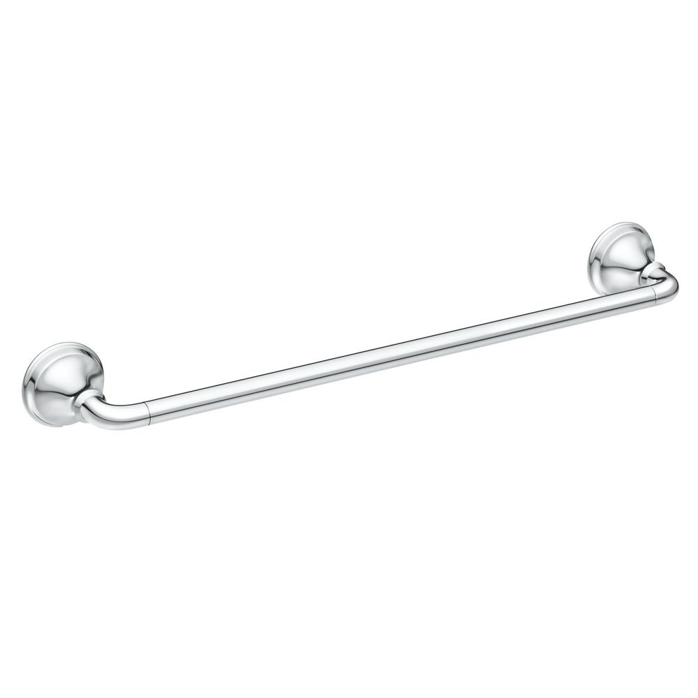 MOEN Jansen 18 in. Towel Bar in ChromeBH0918CH The Home Depot