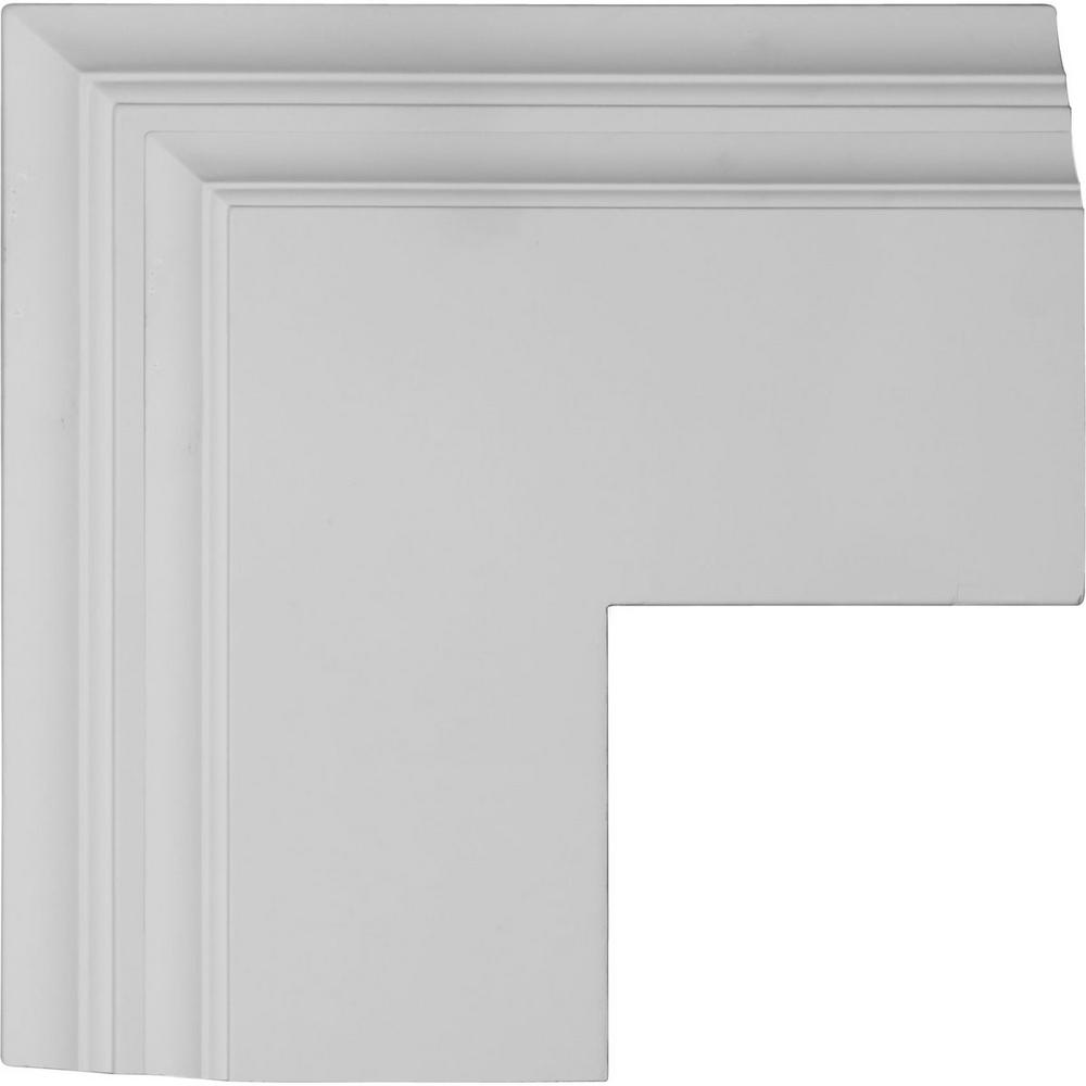 Ekena Millwork 14 In Perimeter Outside Corner For 8 In Deluxe