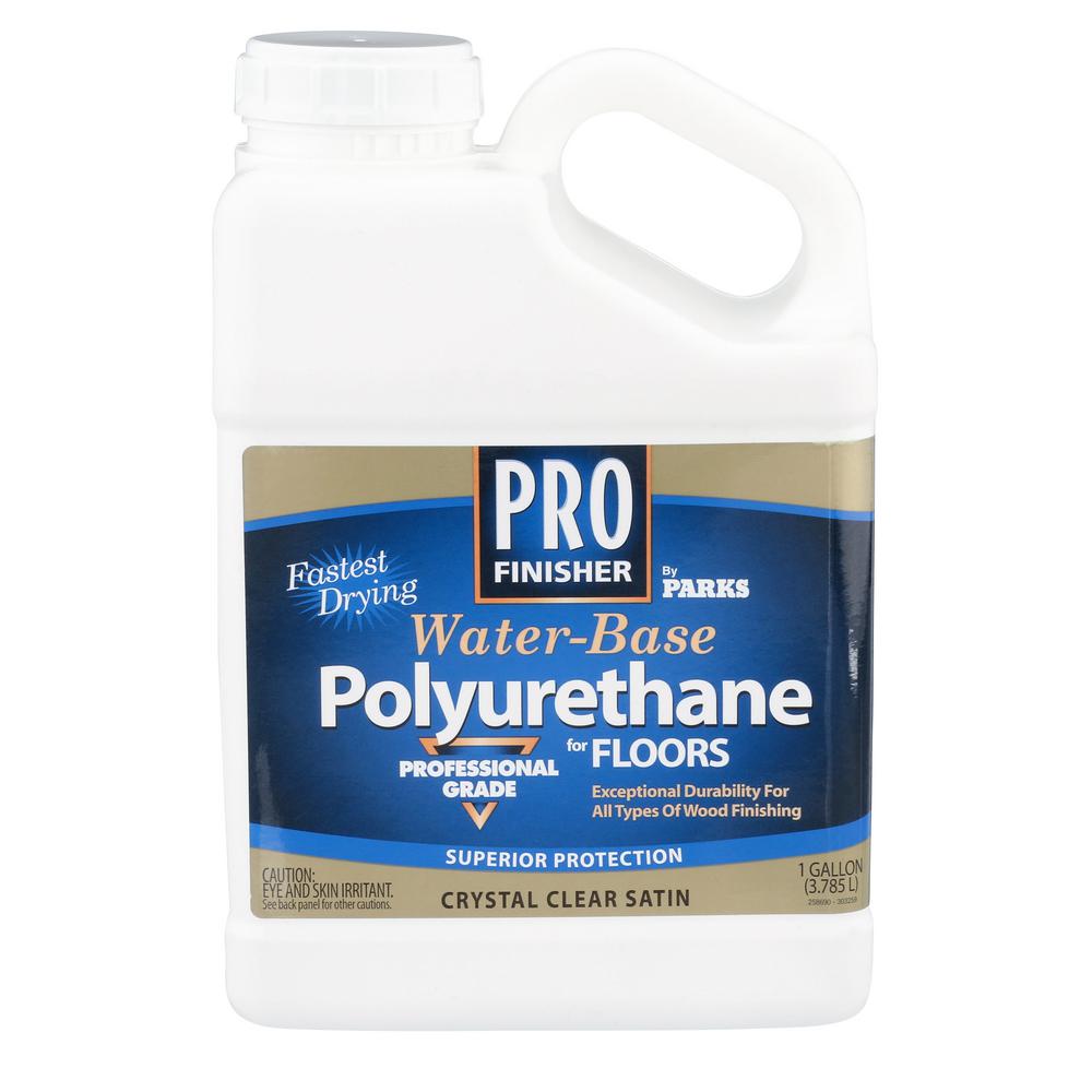 Rust Oleum Parks Pro Finisher 1 Gal Crystal Clear Satin Water