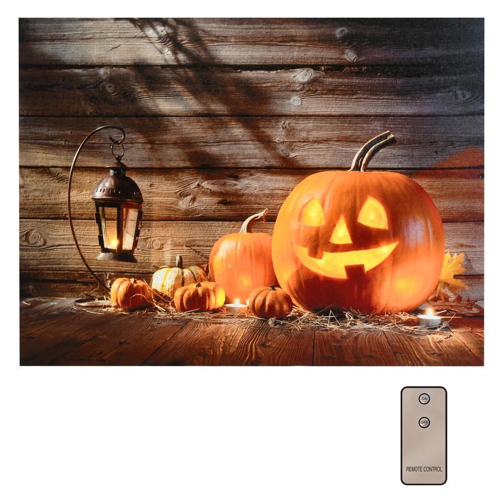 Lumabase 12 In X 15 75 In X 0 75 In Jack O Lantern Battery
