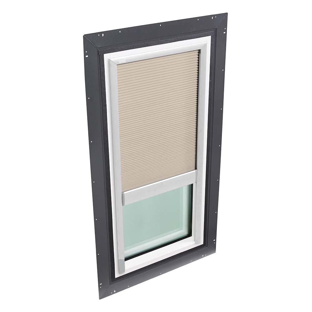 VELUX 22-1/2 in. x 46-1/2 in. Fixed Self Flashed Skylight w/ Tempered ...