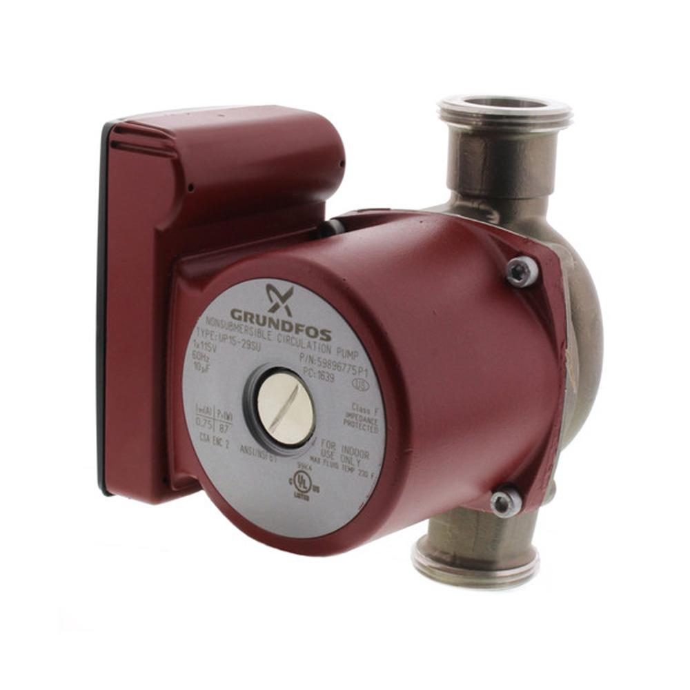 Grundfos Up15 10su7p Tlc 3 4 In Npt 115 Volt Comfort Hot Water Up15 29su 1 12 Hp 115 Volt Circulator Pump Grundfos