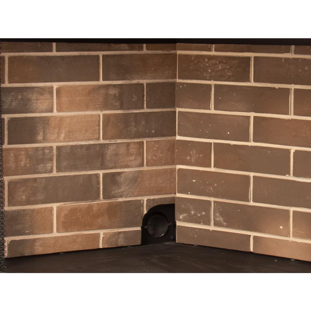 Pleasant Hearth Firebrick Panel Set For 36 In Zero Clearance