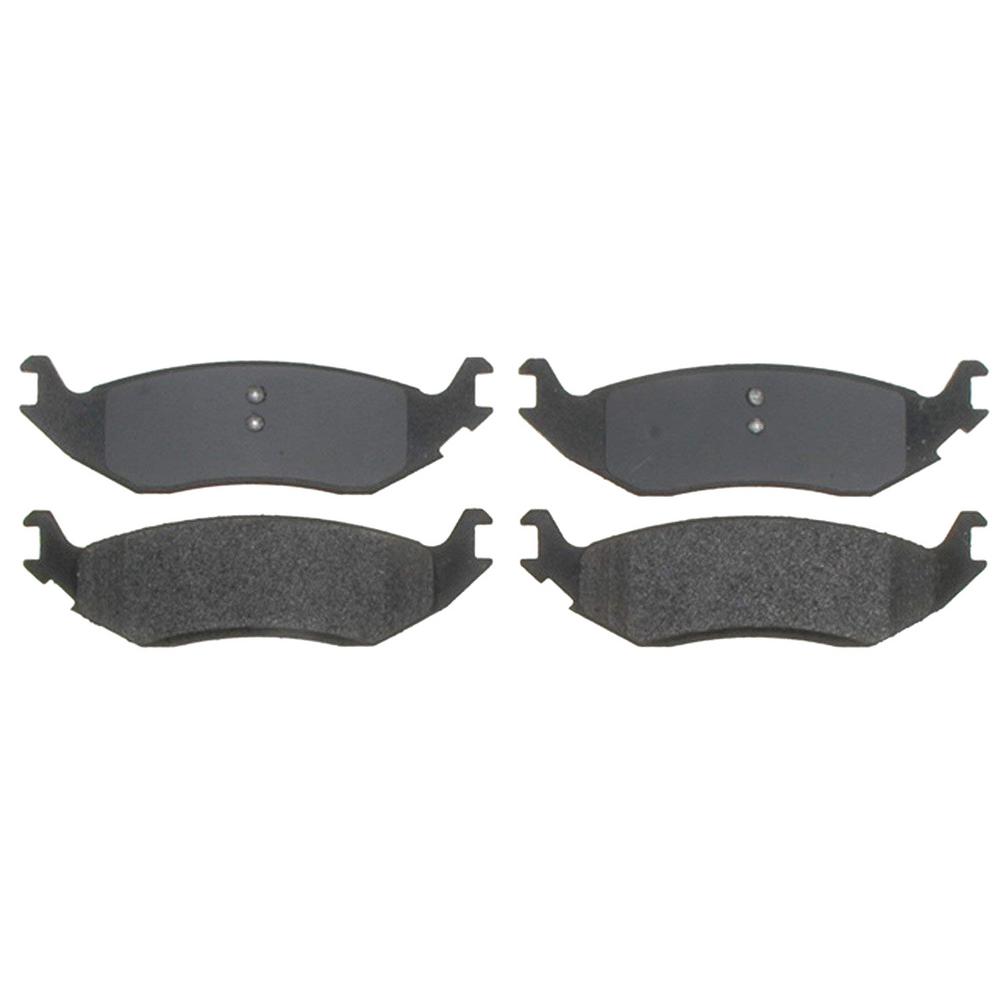 Disc Brake Pad Set-Semi Metallic Disc Brake Pad Rear,Front ACDelco Advantage