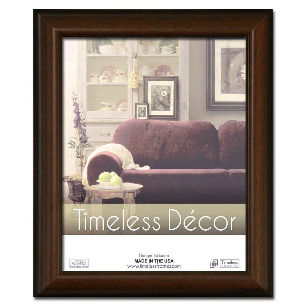 Timeless Frames Huntley 1Opening 11 in. x 14 in. Walnut Picture Frame